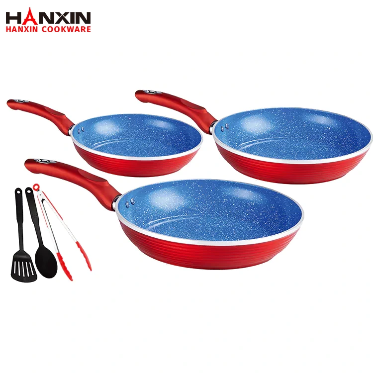 Alüminyum Seramik Mermer Kaplama Tencere Seti