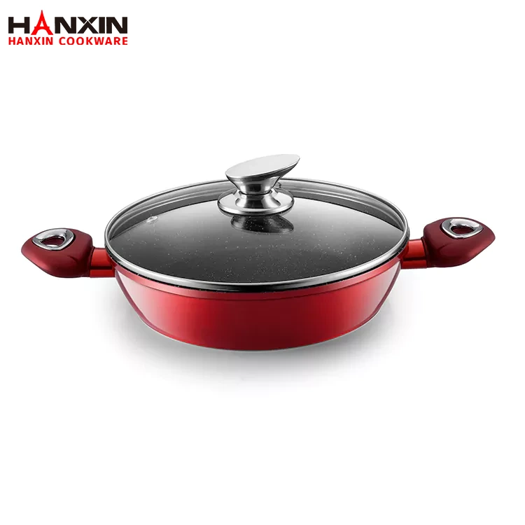 Alüminyum Yapışmaz Mermer Kaplama Sote Tavası