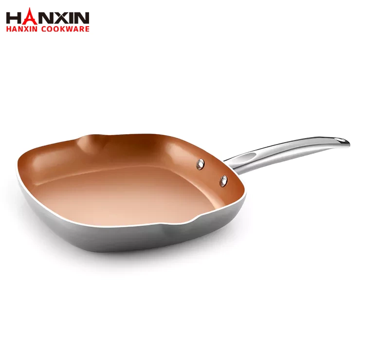 Aluminum Pressed Non-Stick Grill Pan